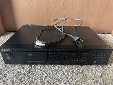 Sony CDP-491 CD Player Vintage 1991 High Density Linear Converter Tested Works