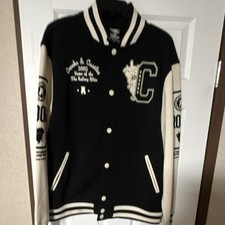 Crooks & Castles Black/White Varsity Jacket B...