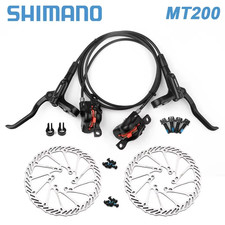 Shimano Freno a Disco Idraulico MT200 160mm Set Completo Universale per Bici