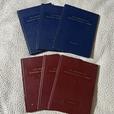 Life Underwriter Training Council Course 1965 6 Volumes Life Insurance Set Books