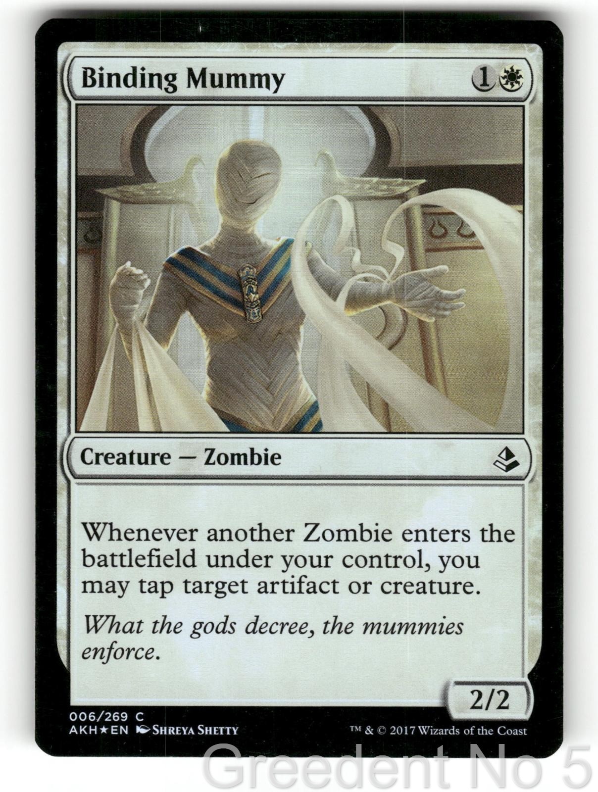 Binding Mummy 6 Common Amonkhet Magic: The Gathering Lightly Played