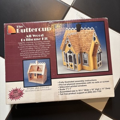 Vintage Corona Concepts Buttercup Holz Puppenstube Bausatz Neu unbenutzt 