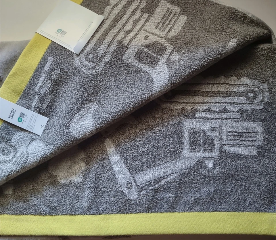 🏗️ New Caro Construction 🧰 Builder Worker Engineer Bath WaSh HanD Towels Set - Image 3 of 4