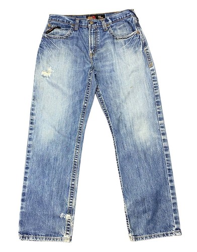 Ariat FR Jeans Men 33x32 Blue Denim M3 Loose Straight Fire Resistant Workwear