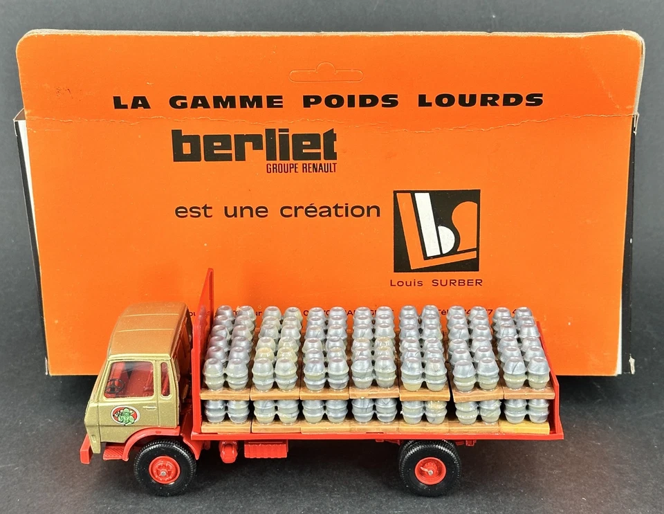LBS ELIGOR BERLIET GR 190 CAMION BRASSEUR KANTERBRAU + BOITE - Photo 3/4