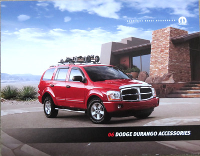 2006 Dodge Durango Accessories USA Prospekt Brochure, 12 Seiten