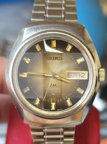 Vintage Seiko/Seiko LM Special 5216 25J SS Hi-Beat 28800bph Automatic Watch
