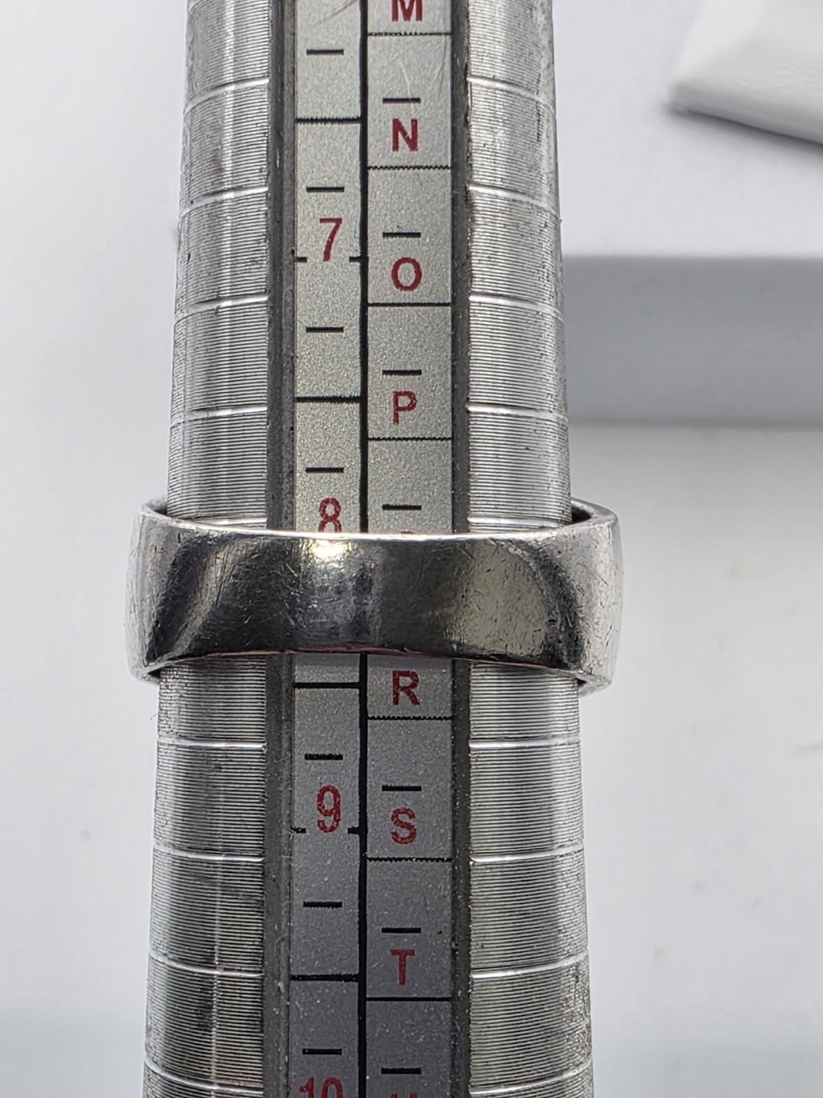 Solid 925 Sterling Silver Chunky Dome Ring Vintag… - image 6