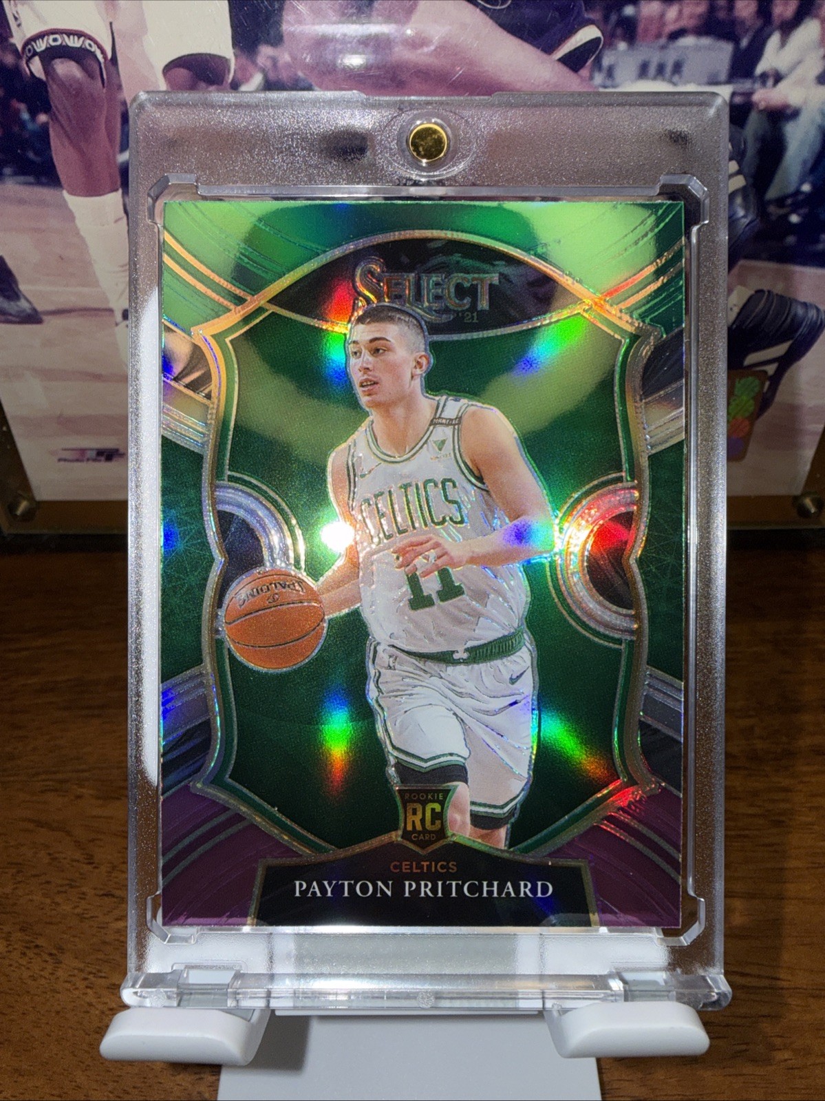 2020-21 Panini Select - Concourse Payton Pritchard Green White Purple Prizm (RC)