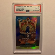 Luka Doncic 2020-21 Panini One And One Downtown #2 PSA 8 Mavericks 🤩