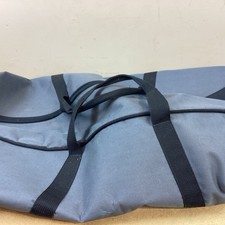 Le Bag - Grey Canvas Sports / Travel / Gym Bag Approx? 90x35x30cm