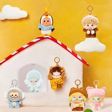POP MART POP BEAN Fluffy & Cozy Series Plush Pendant Doll  Confirmed Toy Gift