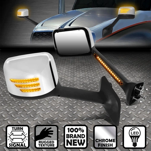 [SEQUENTIAL STRIPE LED] FOR 18-24 INTERNATIONAL HARVESTER LT RH613 HOOD MIRRORS