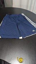 Adidas Youth Athletic Shorts Black Size XL Pull on Drawstring Elastic Waist