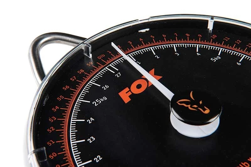 Básculas Fox Dial 60 lb x 2 oz / 27 kg CCC065 nuevas básculas de pesca de carpa Foto 2 de 4