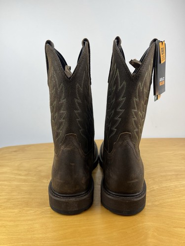 NWT Ariat Men's Groundbreaker Wide Square Soft Toe Brown Boot Size 12D 10020059 - Picture 8 of 17