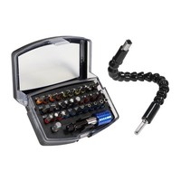 Bitsatz S2 Stahl Box Mit GüRtelclip Bits Set Magnet Bithalter + Flexible Welle