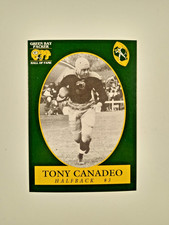 1992 Champion Cards Green Bay Packer Hall of Fame Tony Canadeo #53