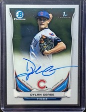 2014 Bowman Draft - Chrome Draft Pick Autographs Dylan Cease #BCA-DC (AU, RC)