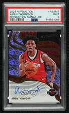 2024 Panini Revolution Revolutions Signatures Amen Thompson PSA 9 MINT Auto 11es