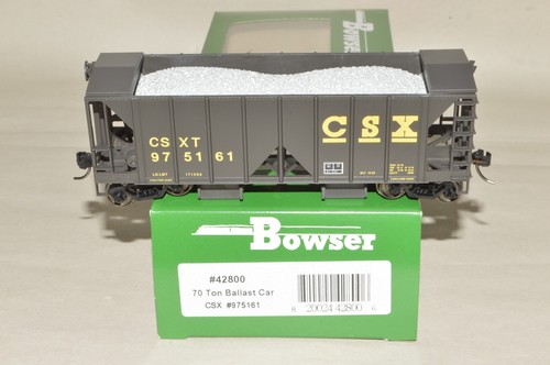 Tren de vagones tolva de lastre escala HO Bowser CSX Transportation RR MW ACF 975161 | Zustand: New