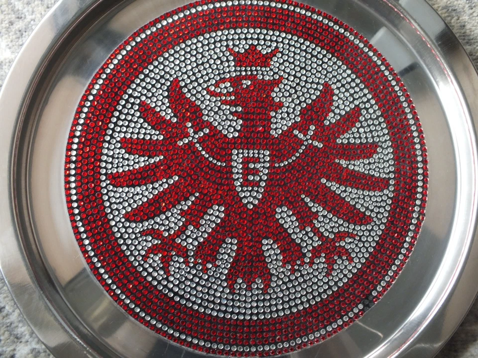 EINTRACHT FRANKFURT - Servierteller - Servierplatte - Handarbeit - Ø 38cm - Bild 2 von 4