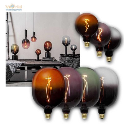 LED Deko Leuchtmittel COLOUR-MIX Filament Dekoration Glüh-Lampe Glüh-Birne Retro
