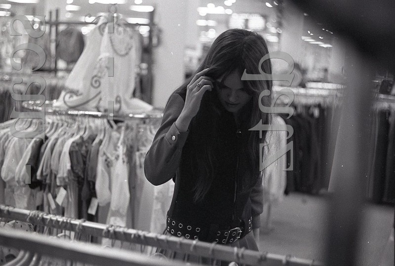 1960s Negative-sexy pinup girl Kristen Notstrand-shopping in Los Angeles t474029