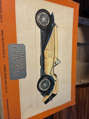 A completed 1/8 scale Pocher Alfa Romeo 'Spider' Touring Gran Sport