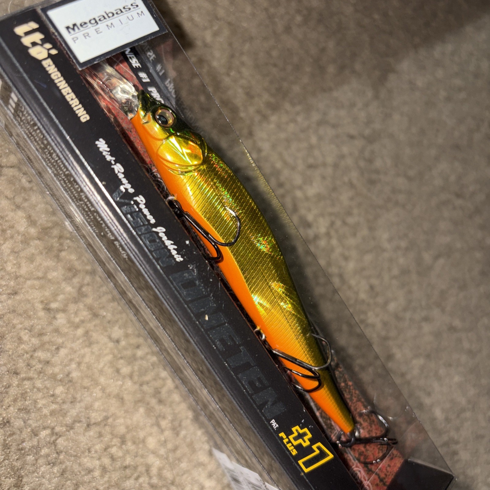 Megabass ONETEN +1 premium yuki ito (sp-c) kasumi tiger fishing lure. LIMITED  - Image 8