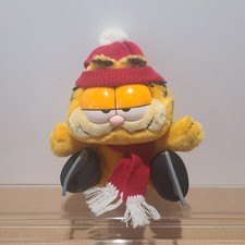 VINTAGE GARFIELD 9" Ice Skating Dakin Plush