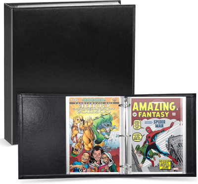 Comic Book Storage Album, Comic Book Binder - for Current, Silver Age, Regular C