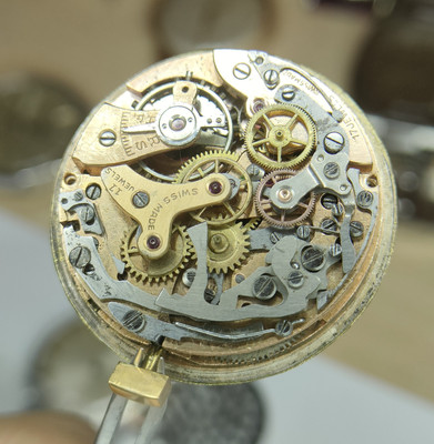 Agir Watch Landeron 48 Movimento Per Ricambi Manual Winding Vintage
