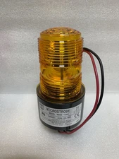 NEW Tomar MicroStrobe Industrial Light Model 490S-1280 Amber Bulb 1280 VDC