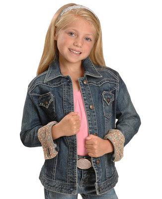 6のGジャン WRANGLER ROCK 47 GIRLS DENIM JACKET G74405D BRAND NEW WITH TAGS