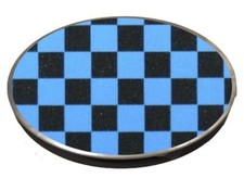 TMS Micro Blue  Black Checker  Figure Skating Spinner