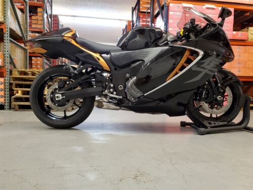 Voodoo Exhaust Hayabusa 2022 2023 2024 2025 Suzuki Dual Shorty Black X-Pipe - Picture 2 of 5