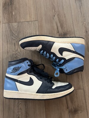 air jordan 1 retro high obsidians dark blue/baby blue 