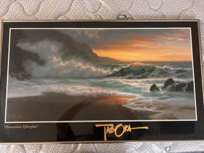 絵画 Roy Gonzalez Tabora ORIGINAL ROY GONZALEZ SIGNED TABORA HAWAIIAN AFTERGLOW PRINT