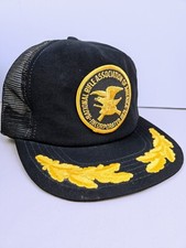 Vintage USA MADE NRA Patch scrambled Eggs Trucker Hat Snapback Dad Cap