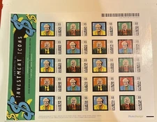 Berkshire Hathaway 2020 Stamps USPS Sheet Warren Buffett Charlie Munger Limited