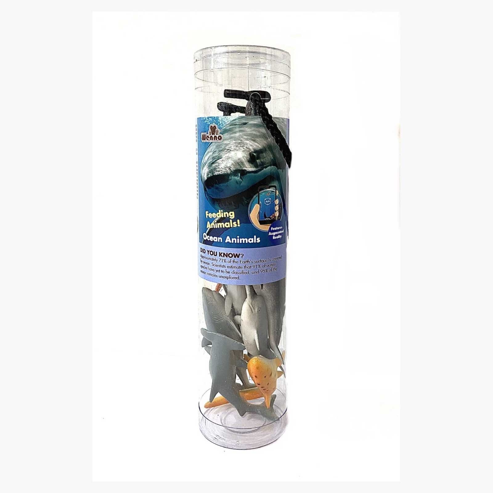Wenno Ocean Animals with Augmented Reality Small Fun Tube NEW IN STOCK Fun Bugs