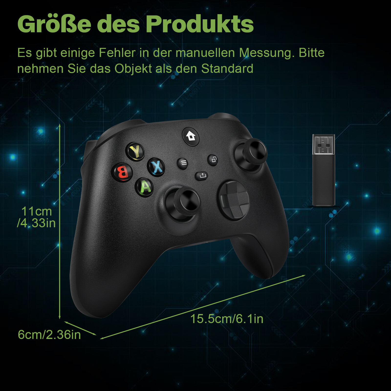 Für Microsoft Xbox One / Elite / Xbox Serie S/X Wireless Gamepad Controller PC