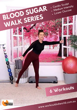 BARLATES BLOOD SUGAR WALK SERIES 6 WORKOUTS EXERCISE DVD LINDA STEJSKAL