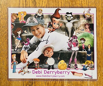 Debi Derryberry Signed 8x10 Photo Voice Actress Jimmy Neutron White Border