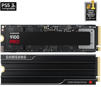 内蔵型SSD Samsung 9100 PRO 2TB SSD Amazon.com: Samsung SSD 9100 PRO with Heatsink 2TB, PCIe 5.0