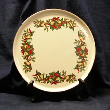 Christmas Bounty China by A.M.C. –Cake/Serving Plate 11 3/4” 