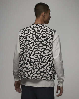 Air Jordan Flight Heritage Gilet Vest Elephant Print Size