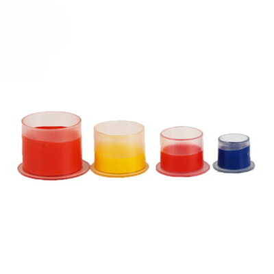 S/M/L/XL Tattoo Ink Cup Cap Pigment Clear Holder Container Cap Needle Tip Grip