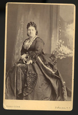VICTORIAN OPERA PHOTO EUPHROSYNE PAREPA-ROSA SCOTTISH SOPRANO SINGER BY GURNEY